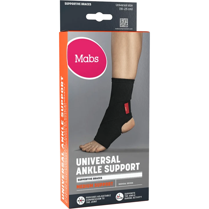 Mabs Fotledsstöd Svart One Size Mabs