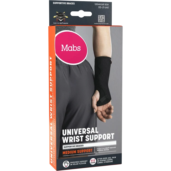 Mabs Handledsstöd Svart Universal Mabs