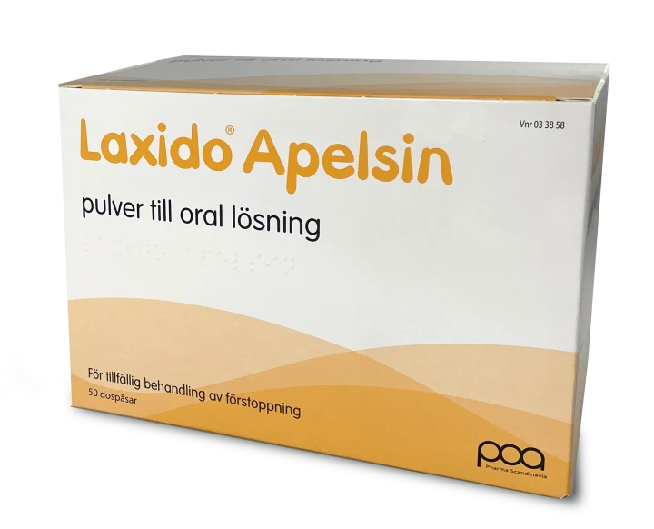 Laxido Apelsin Pulver till oral lösning Dospåse 50 st Laxido