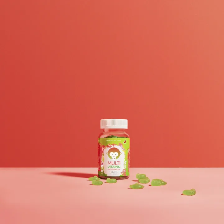 Monkids Multivitamin Barn Vattenmelon 60st Monkids