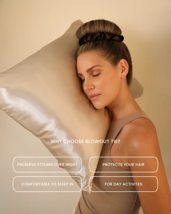 Lenoites Blowout Tie in Mulberry Silk Small Brown Lenoites