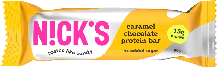 NICK'S Protein Bar Caramel Chocolate Nicks