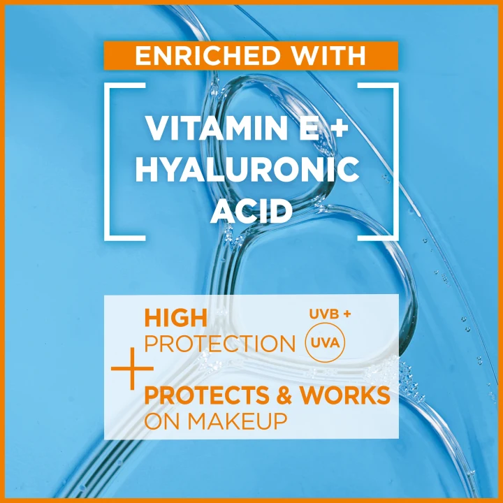 Garnier Ambre Solaire Super UV Over Makeup Mist With Hyaluronic Acid SPF 50, 75 ml Garnier