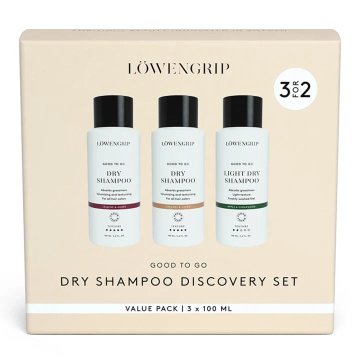 Löwengrip Good To Go Dry Shampoo Discovery Set 100 ml x3 Löwengrip