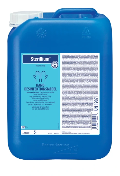 Sterillium Handdesinfektion Kutan Lösning 5000 ml Sterillium