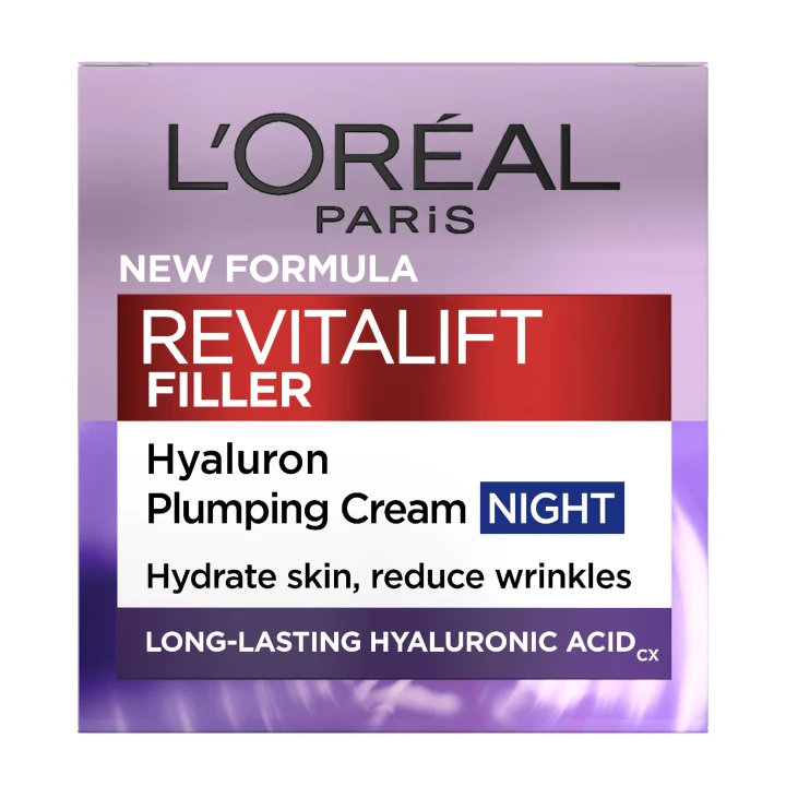 L'Oréal Paris Revitalift Filler [Hyaluronic Acid] Replumping Care Night 50 ml LOreal Paris