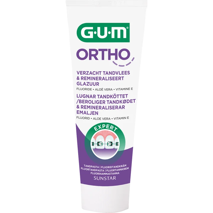 GUM Ortho Fluoridtandkräm 75 ml Gum