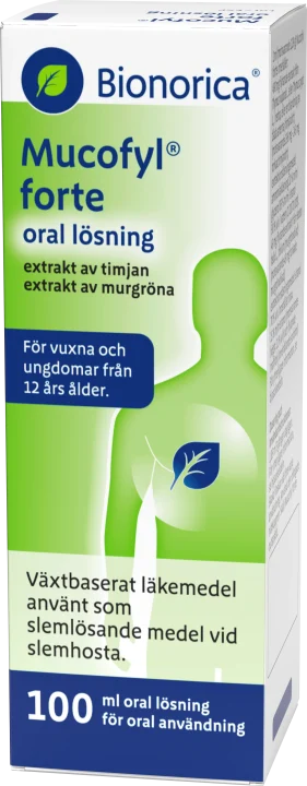 Mucofyl Forte Oral Lösning 100 ml mucofyl, Bionorica