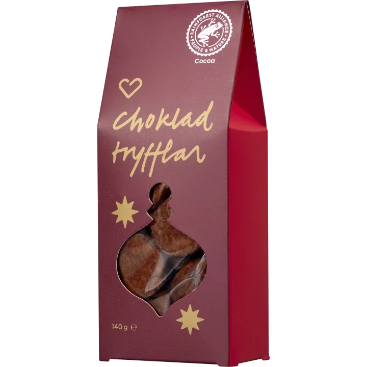 Hjärtats Chokladtryfflar 140 g Hjärtats