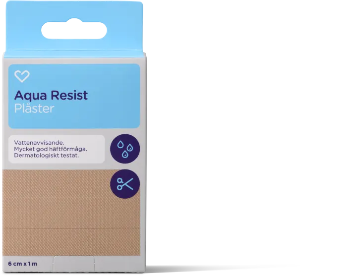 Hjärtats Plåster Aqua Resist 6cm x 1m 1st Hjärtats