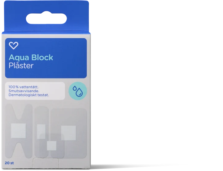 Hjärtats Plåster Aqua Stop 20st Hjärtats