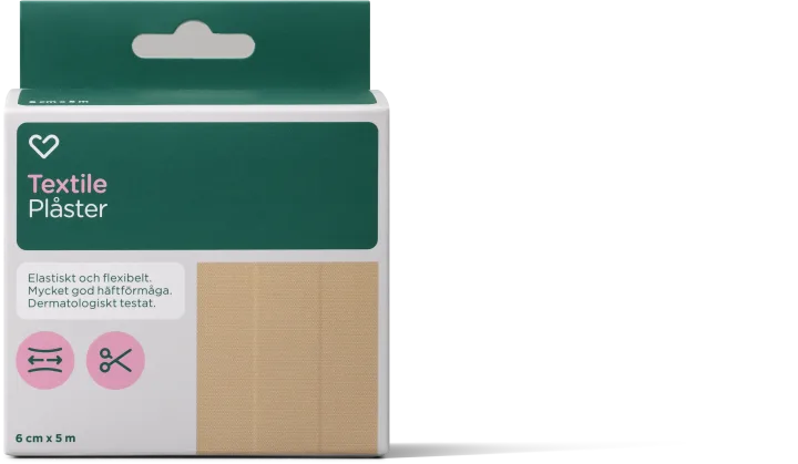 Hjärtats Plåster Textile Hjärtats