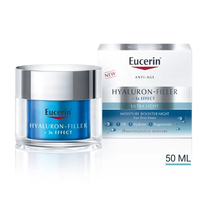 Eucerin Hyaluron-Filler + 3x Effect Hydra Night Gel 50 ml Eucerin