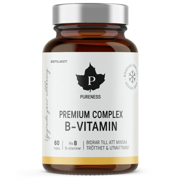 Pureness Premium Complex B-vitamin 60 kapslar Pureness