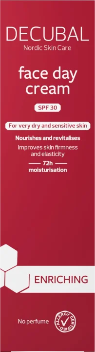 DECUBAL Enriching Face Cream SPF 30, 50 ml Decubal