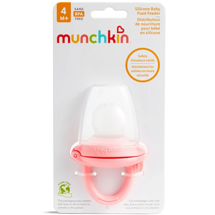 Munchkin Baby Food Feeder Silikon Peach Munchkin