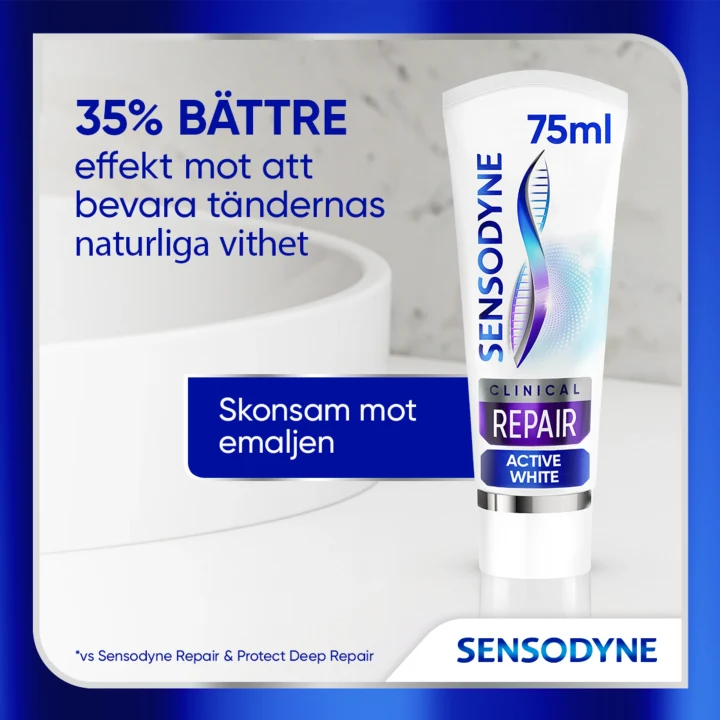 Sensodyne Clinical Repair Active White Tandkräm 75ml Sensodyne