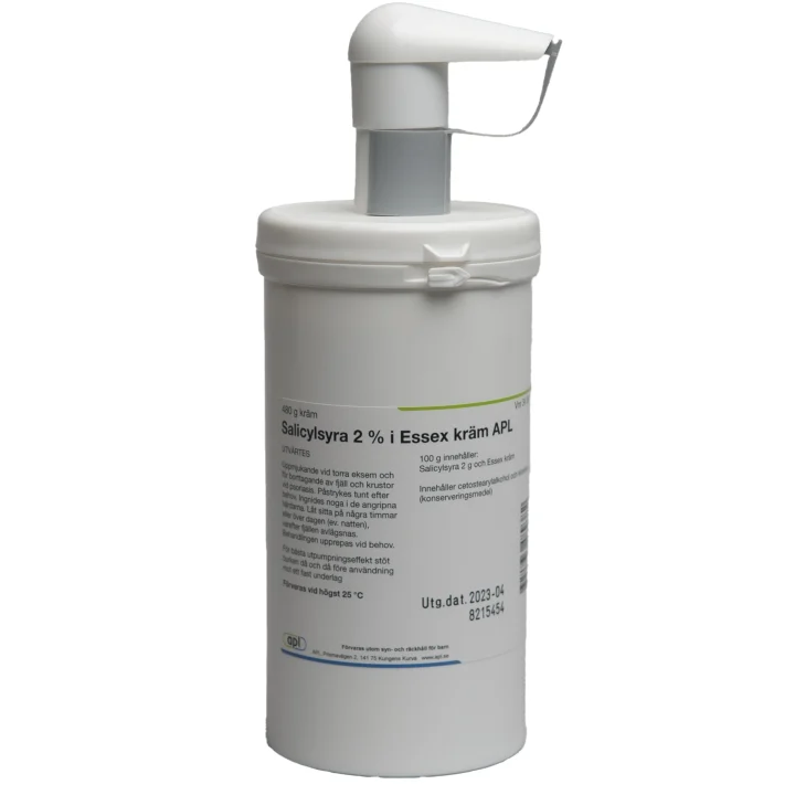 Salicylsyra 2% i Essex Kräm APL 480 g Apl