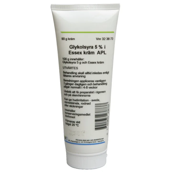 Glykolsyra 5% i Essex Kräm APL 90 g Apl