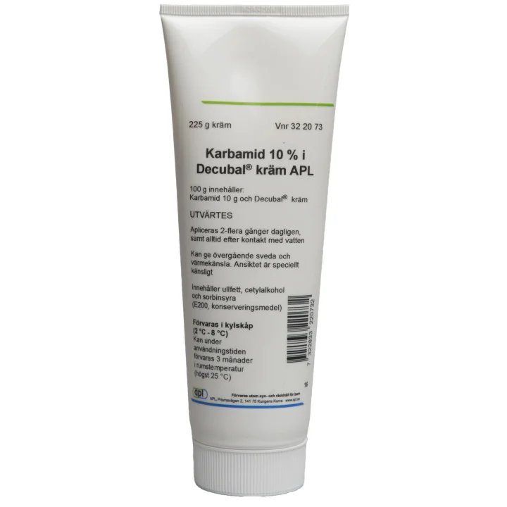 Karbamid 10% i Decubal® Kräm APL 225 g Apl