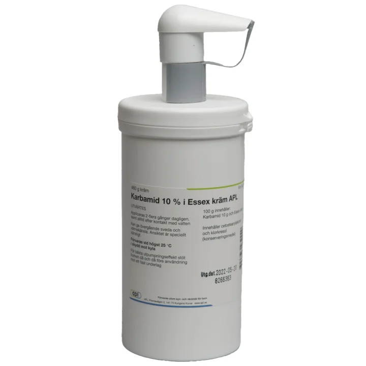 Karbamid 10% i Essex Kräm APL 480 g Apl