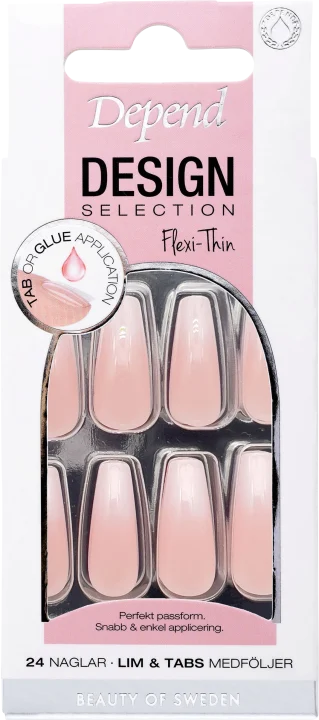 Depend Design Selection 24 st French Ombre Coffin Depend