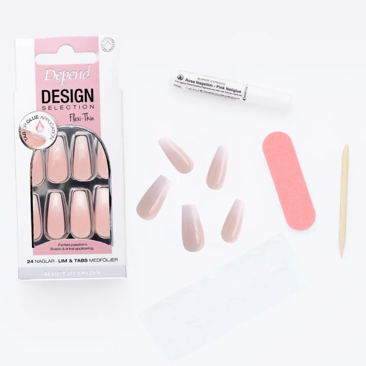 Depend Design Selection 24 st French Ombre Coffin Depend