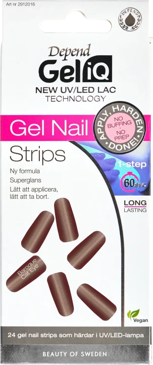 Depend Gel iQ Gel Nail Strips 24 st Baroque Cat Eye Depend