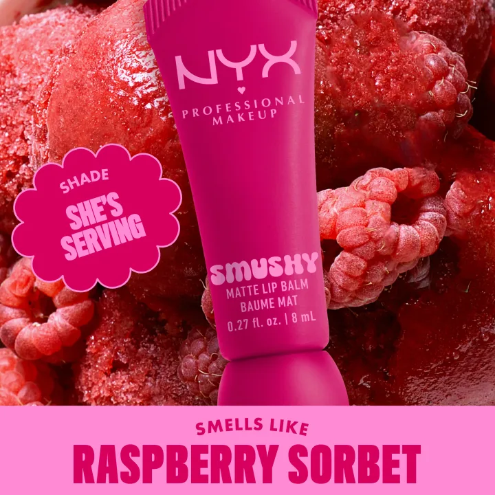 NYX Professional Makeup Smushy Matte Läppbalsam 8 ml 4 Shes Serving NYX Professional Makeup