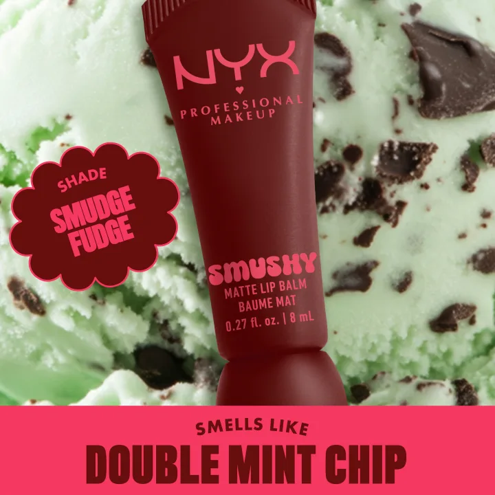 NYX Professional Makeup Smushy Matte Läppbalsam 8 ml 8 Smudge Fudge NYX Professional Makeup