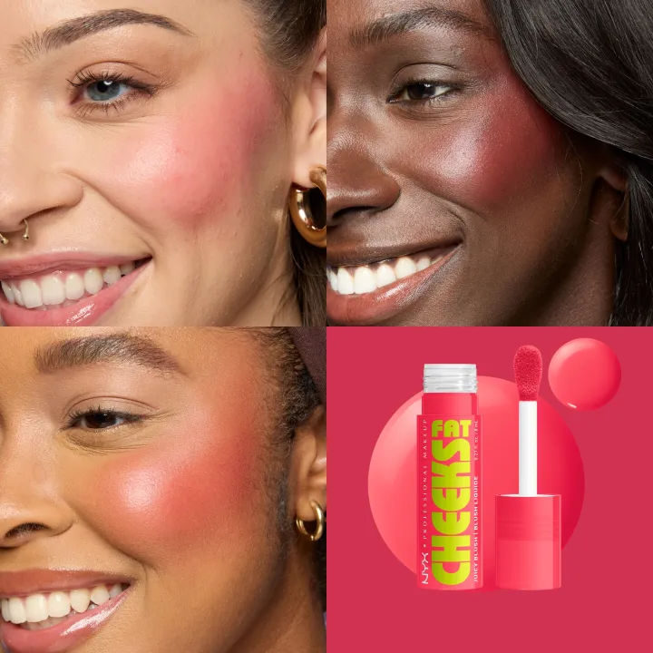 NYX Professional Makeup Fat Cheeks Rouge 8 ml 06 Bouncin Berry NYX Professional Makeup