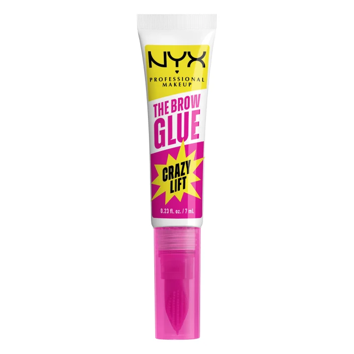 NYX Professional Makeup The Brow Glue Crazy Lift 01 Transparent 7 ml NYX Professional Makeup