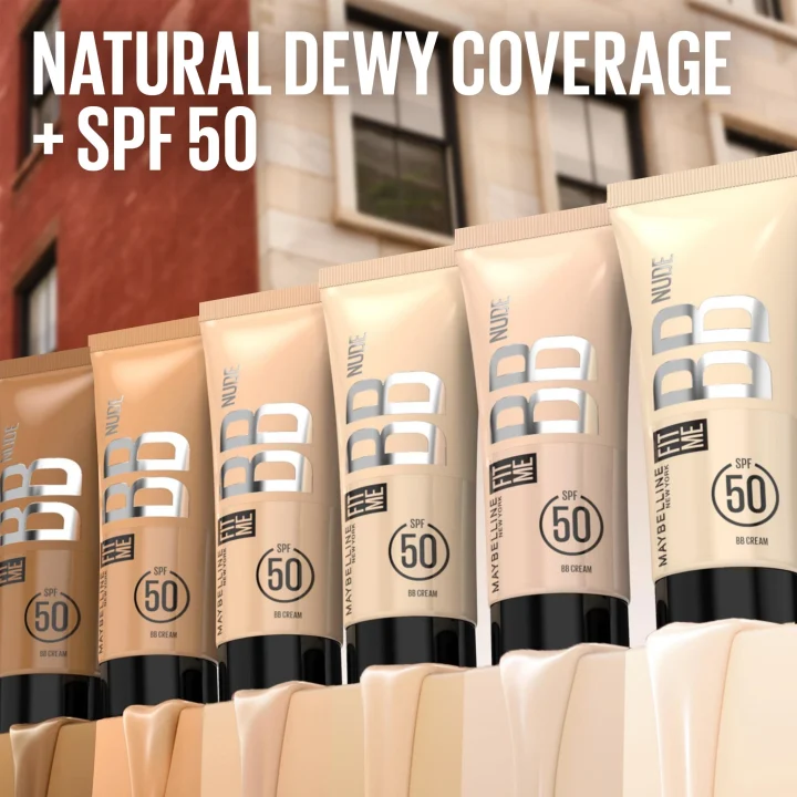 Maybelline New York Fit Me Nude BB-Kräm SPF50, 30 ml Maybelline