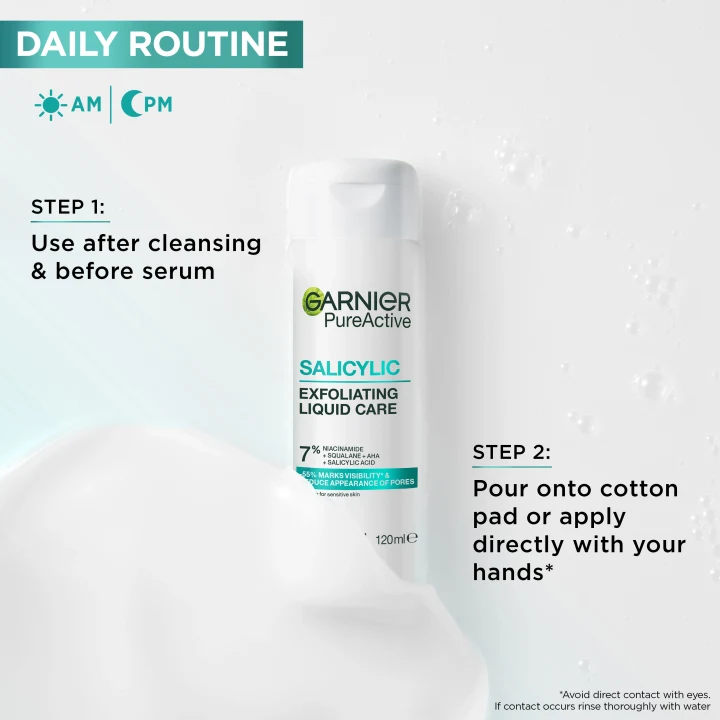 Garnier PureActive Exfoliating Liquid Care 120 ml Garnier