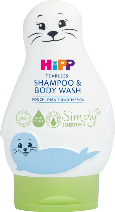 HiPP Tearless Shampoo & Body Wash 200ml HIPP