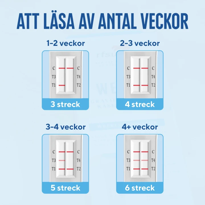 RFSU Weeks Graviditetstest Veckoindikator 2-pack Rfsu