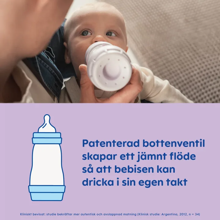 MAM Easy Start Anti-Colic Nappflaska Blå 160ml MAM