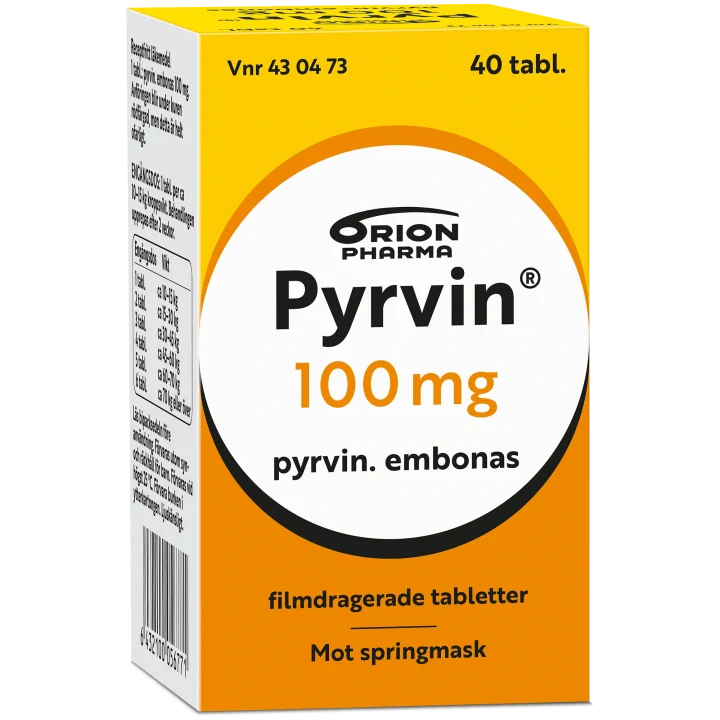 Pyrvin 100 mg, 40 tabletter Pyrvin
