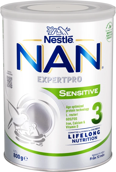 NAN Expertpro Sensitive 3 Mjölkdryck 800 g Nan