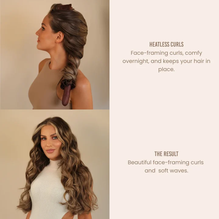 Lenoites Heatless Curls Unicorn, Golden Sand Brown Lenoites