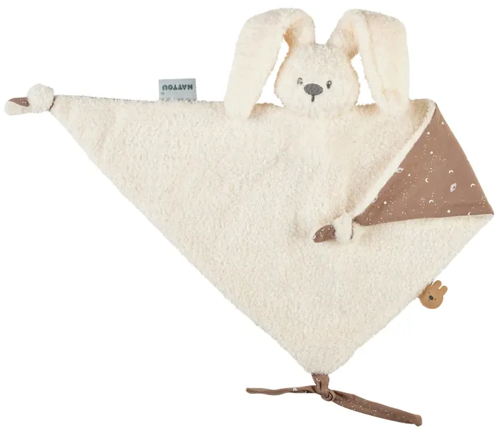 Nattou Lapidou Teddy Snutte Glow in the Dark Benvit Nattou