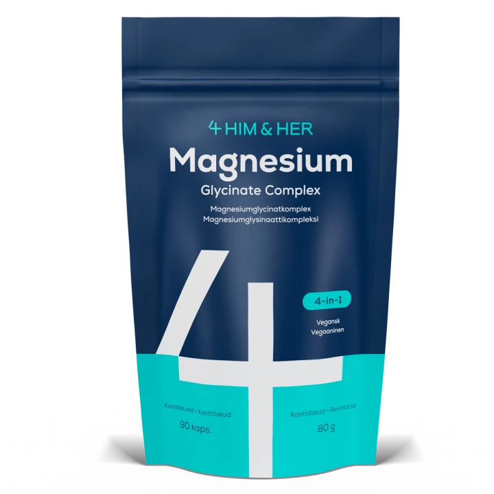 4Him&Her Magnesium Trippelkomplex 4-in-1 90 st 4Him&Her