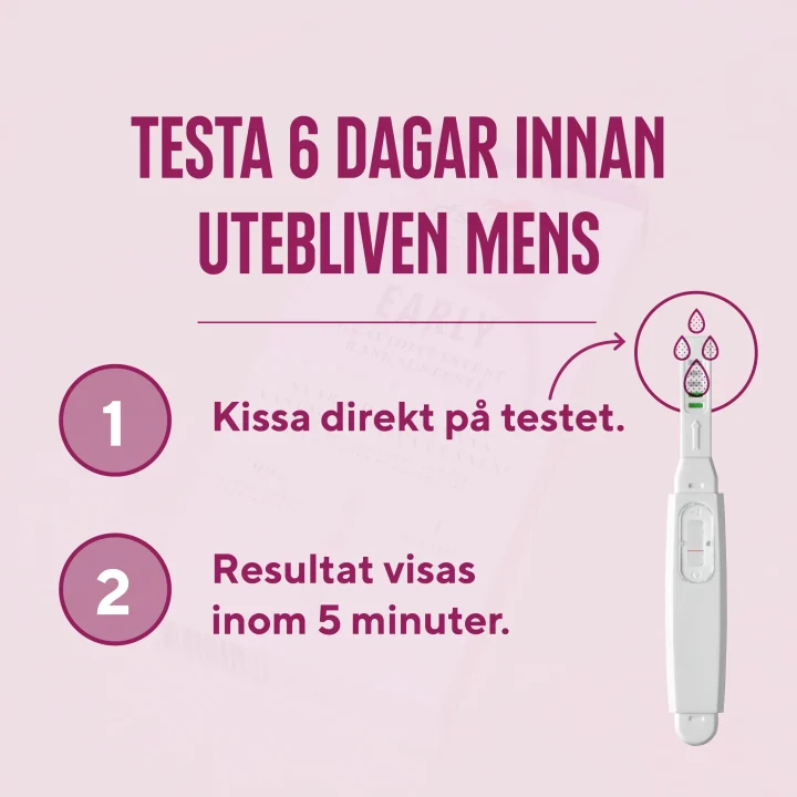 RFSU Early Tidigt Graviditestest  2-pack Rfsu