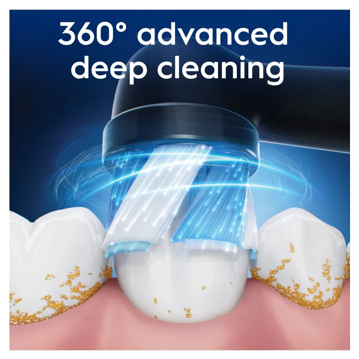 Oral-B iO Ultimate Clean Black Borsthuvud 4-pack Oral-B