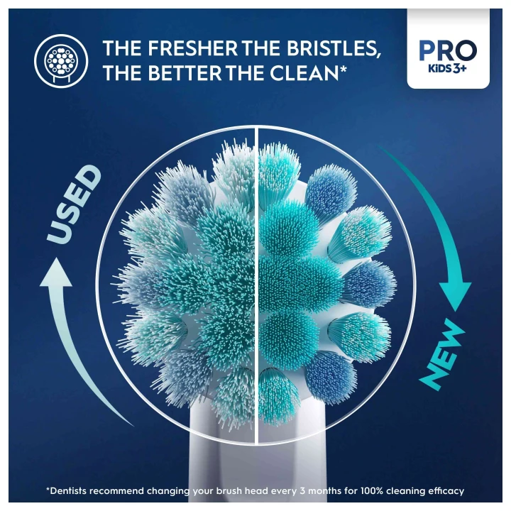 Oral-B Pro Kids Borsthuvuden Frost 4 st Oral-B