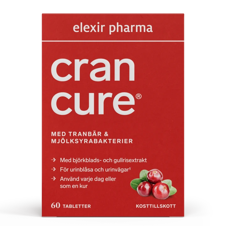Elexir Pharma Cran Cure® 60 tabletter Elexir Pharma