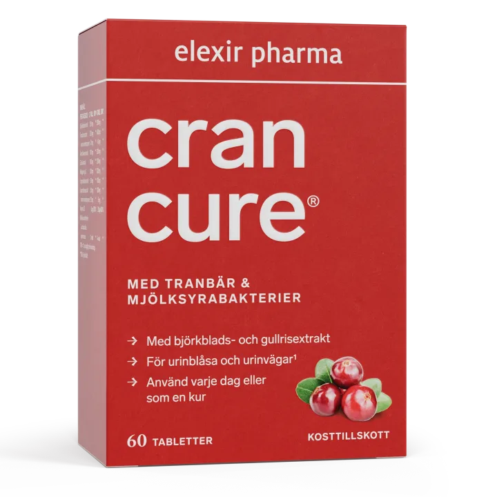 Elexir Pharma Cran Cure® 60 tabletter Elexir Pharma