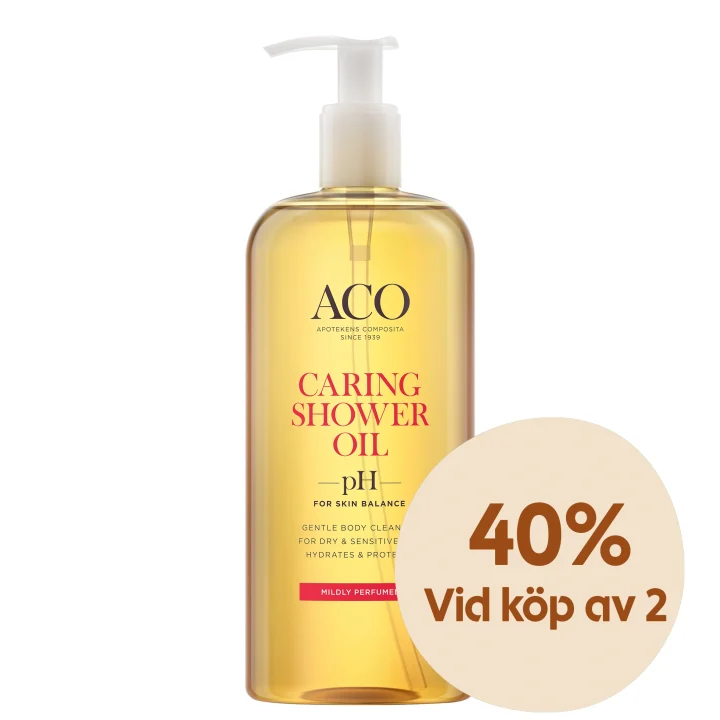 ACO Caring Shower Oil parfymerad 400 ml ACO
