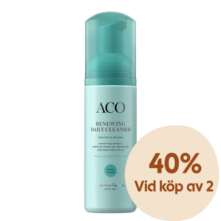 ACO Face Pure Glow Renewing Daily Cleanser Parfymerad 150 ml ACO