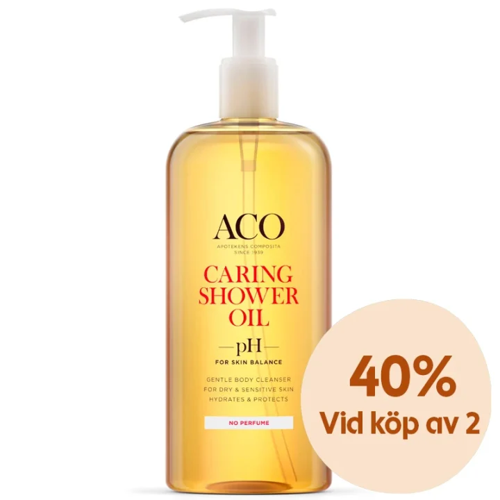 ACO Caring Shower Oil oparfymerad 400 ml ACO